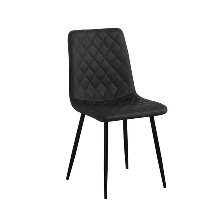 Chair with PU Upholstery 6pc/ctn Black