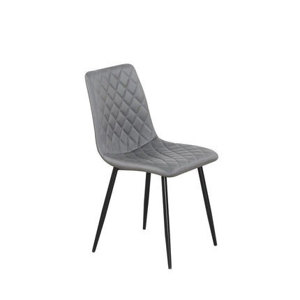 Chair with PU Upholstery 6pc/ctn Grey