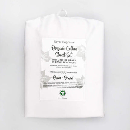 Royal Elegance Organic Cotton Sheet Set