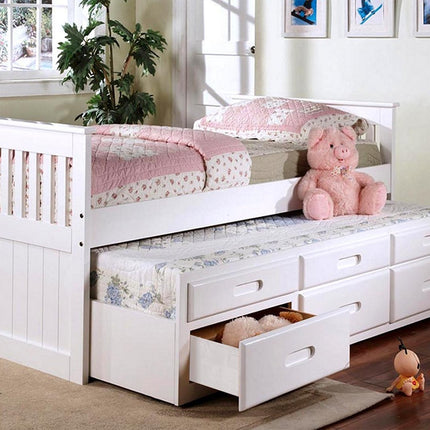 Quin Captains Bed with trundle and drawers