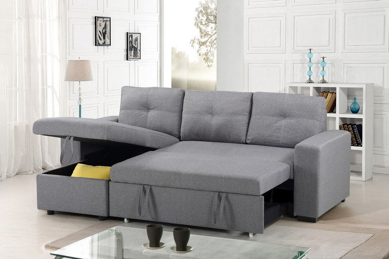 IFDC IF-9031 Robinson 2pc Universal Sectional Sofa Bed