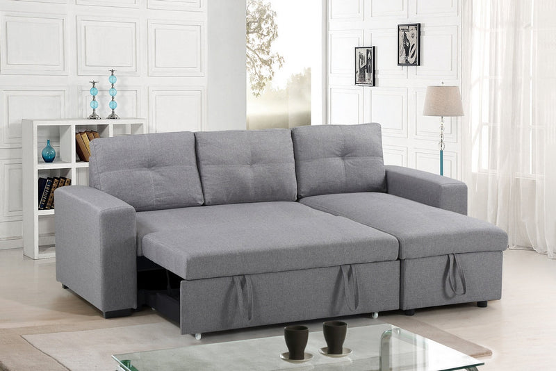 IFDC IF-9031 Robinson 2pc Universal Sectional Sofa Bed