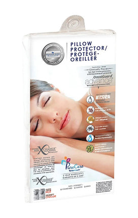 Silver Pillow Protector King with Air Xchange