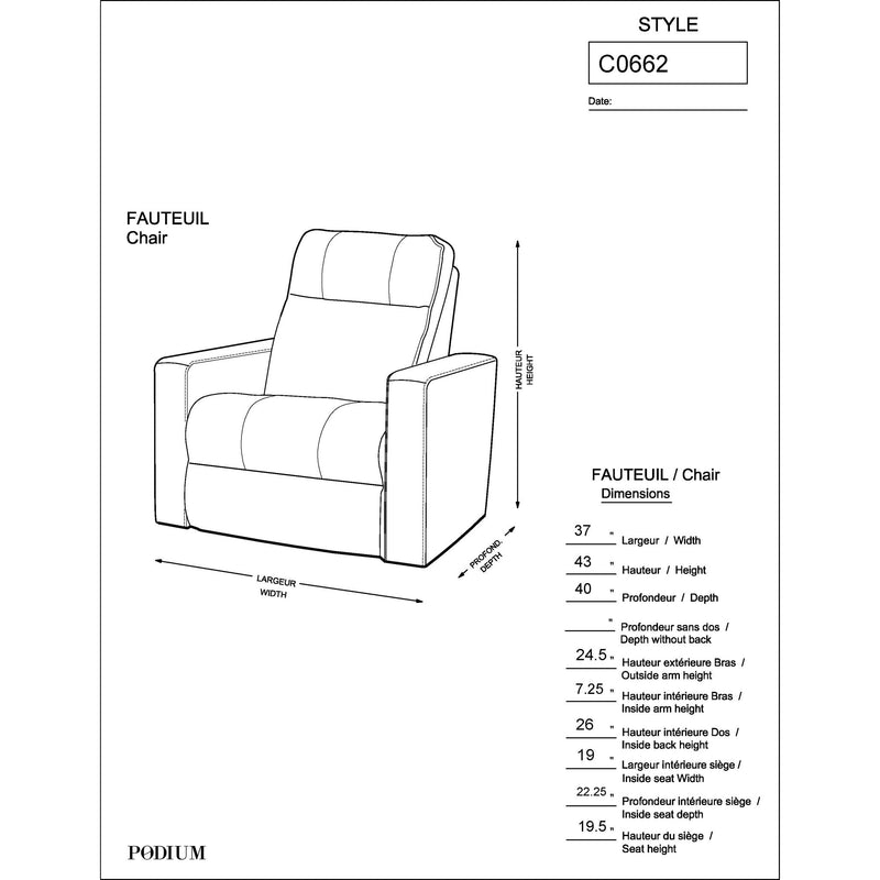 Relaxon Chair Rocker Recliner - Grey