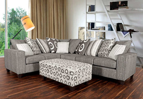 Alaska 2-Piece Sectional Stonewash