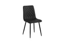 Chair with PU Upholstery 6pc/ctn Black