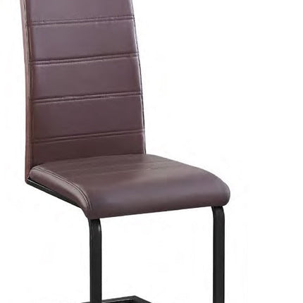 Chair (Brown PU) 6pc/ctn