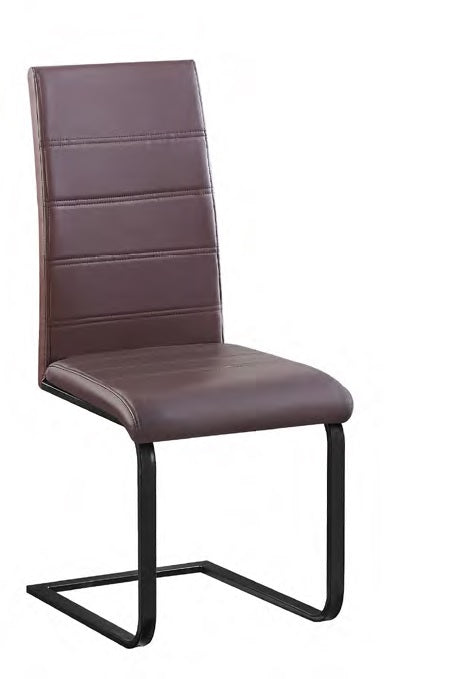 Chair (Brown PU) 6pc/ctn