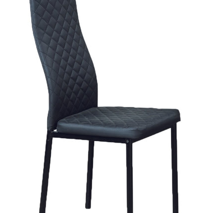 OPEN STOCK Black Upholstered Chair