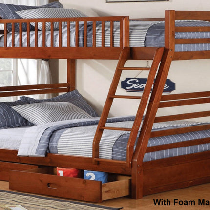 Fredrick Twin/Double Bunk Bed  with Mattresses Kit