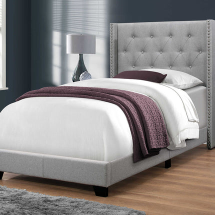 Monarch 5984 Twin Bed Grey SHOWROOM