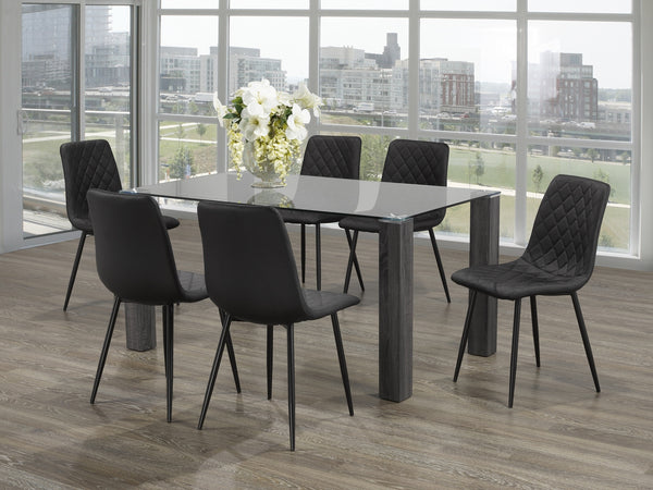 Aaron 7pc Dining Set by IFDC