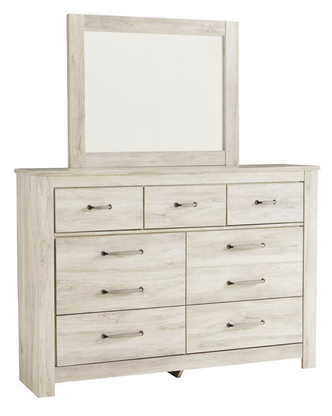 Signature Design by Ashley® Bellaby Whitewash Dresser and Mirror