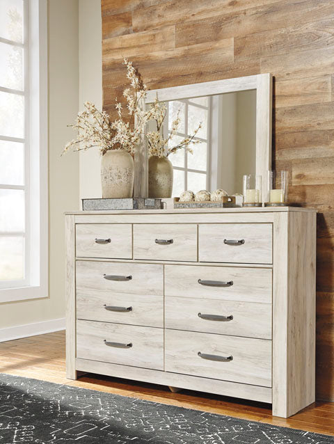 Signature Design by Ashley® Bellaby Whitewash Dresser and Mirror