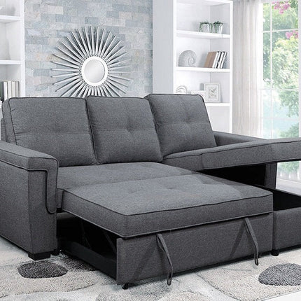 Brody Reversible Sofabed Sectional Gray