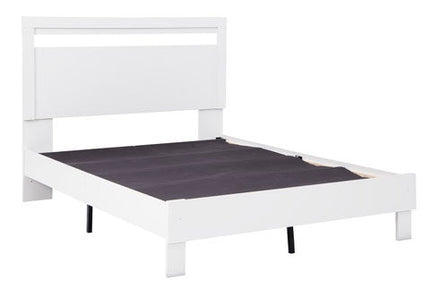Signature Design by Ashley® Flannia White Queen Panel Platform Bed