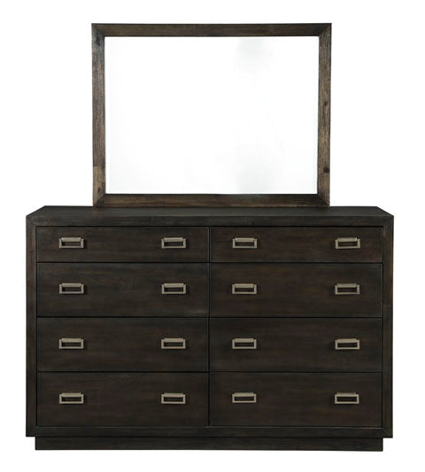 Signature Design by Ashley® Hyndell Dark Brown Dresser and Mirror