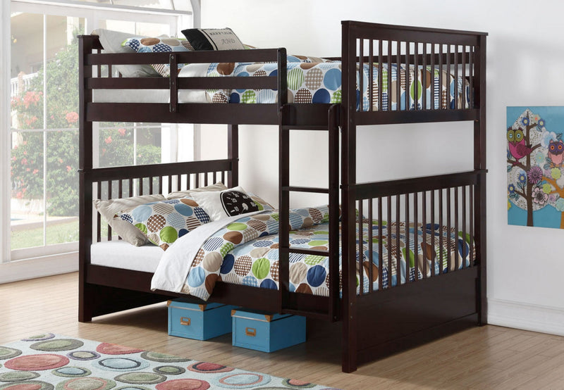 Parkland Double/Double Bunk Bed Espresso